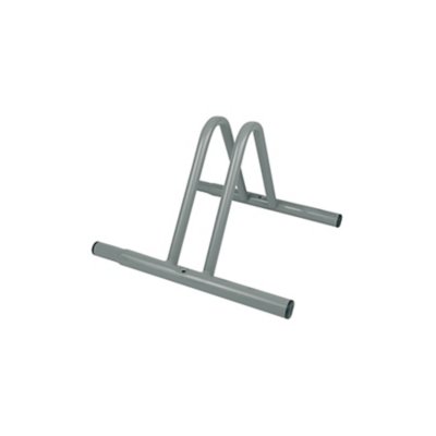 Râtelier Vélo WilTec Extensible - Support Sol Acier Anodisé Pour 1 Vélo Guidage Jante