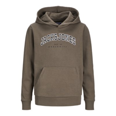 Sweat à Capuche Jack&Jones Junior - Logo Outdoor - Poche Kangourou - Coupe Standard Pour Garçon