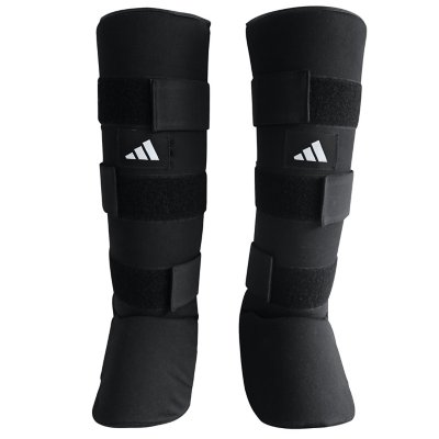 Protège-Tibias/Pieds OKO Pour Sports De Combat - Double Couche Mousse - Taille XS - Noir - METAL BOXE - 4