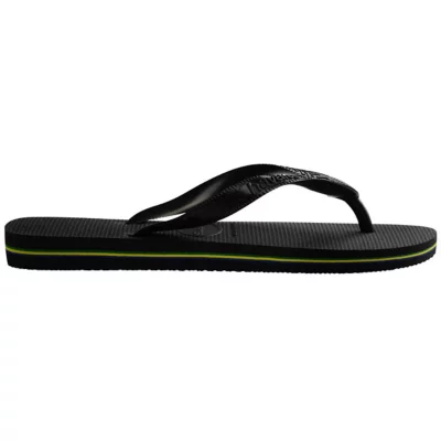 Tongs Havaianas Imprimé Palmiers Noir/crème - Taille Homme 11/12 US (43/44 EU), Occasion