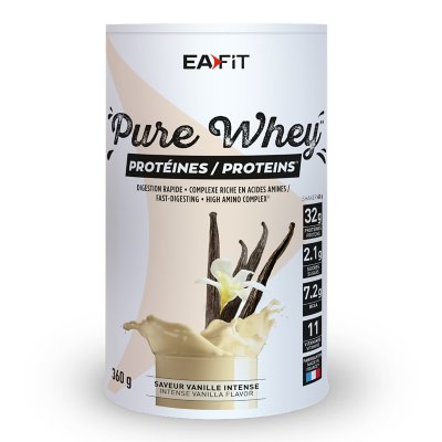 Whey protéine Pure Vanille intense 360g Multicolore 0025140 EAFIT