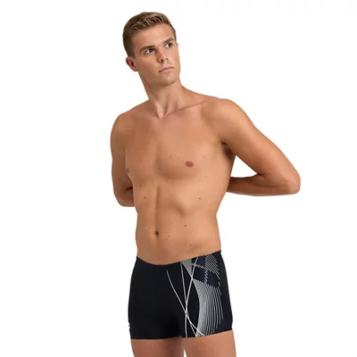 Arena Maillot Homme Short De Bain Arena Homme - Branch - Noir - Taille 44 - MaxFit Eco Short Bain Homme