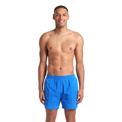 Short De Bain Boxer Nabaiji Garçon : Sèche Vite, Taille Réglable, Bleu/rouge (occasion)