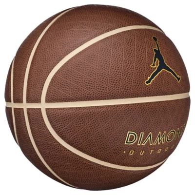 Ballon De Basketball Adulte Jordan Diamond Outdoor 8P Marron et