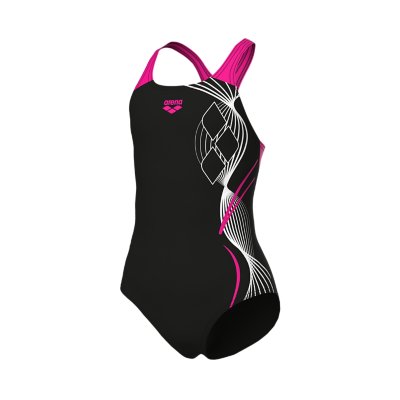 Arena Maillot De Bain 1 Piece Fille Swimsuit Swim Pro Logo Navy