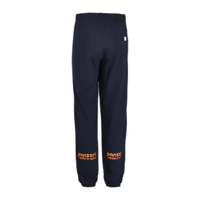 Panzeri Pantalon Jogging Uni Homme - Gris Chiné/Orange Fluo