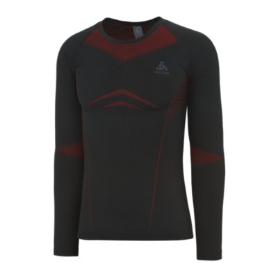 Odlo Originals Warm maillot 1/2 zip, pull thermique femme.