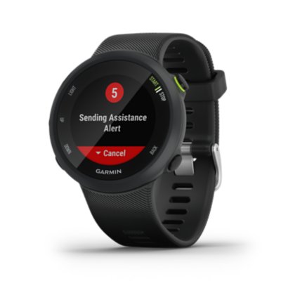 Montre GPS Cardio Forerunner 45 NOIR GARMIN INTERSPORT