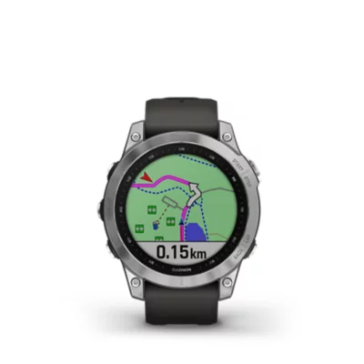 Montre GPS Cardio FENIX ARGENT GARMIN INTERSPORT