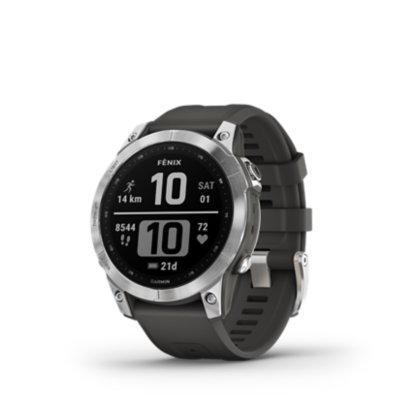 Montre GPS Cardio FENIX 7 ARGENT GARMIN INTERSPORT