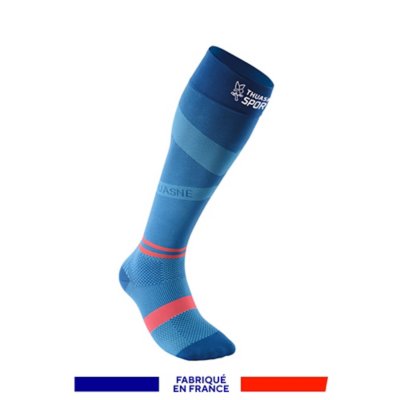 Chaussettes de running femme Haute Up Activ Multicolore 034401  THUASNE