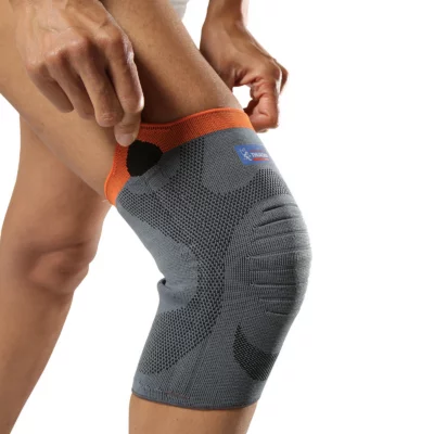 Genouillère élastique De Sport - Taille Unique Adulte, Protection Genou (neuf, Polyester)