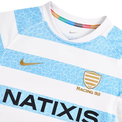 Maillot De Rugby Racing 92 - Eden Park - Taille XXL - Blanc Et Bleu