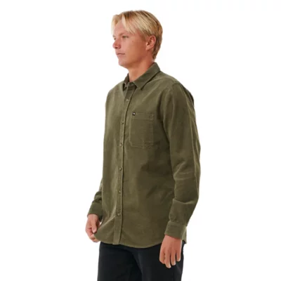 Chemise Homme Ripcurl En Cuir - Taille M, Couleur Noire - Occasion Très Bon état