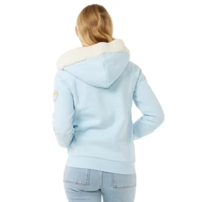 Sweat à Capuche Femme Montane – Bleu, Taille 12, Zip Intégral, Coupe Slim, Occasion Très Bon état