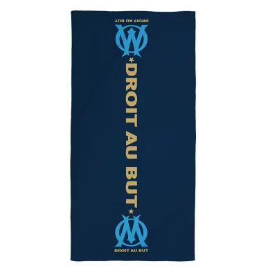 Serviette De Yoga Omsaé Anti-Dérapante - Bleue - 183x63 Cm - Absorbante Et Livrée Avec Sac