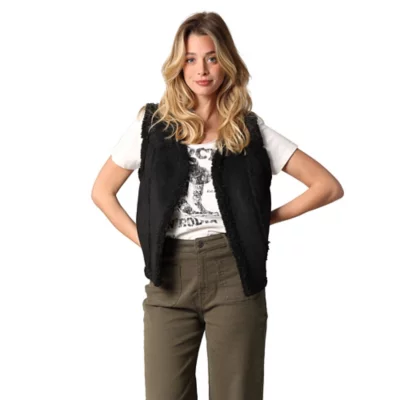 Veste Sans Manches Femme En Fausse Fourrure Beige - Taille L - Neuf Sans Étiquette