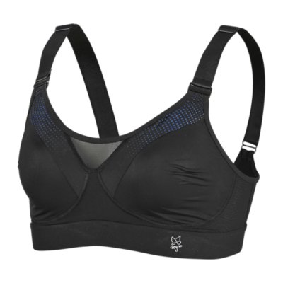 Brassière de sport Power Longline pour femmes, Bleu