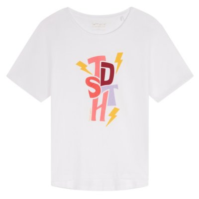 Tee shirt Manches Courtes Fille PARADISIA TEDDY SMITH INTERSPORT