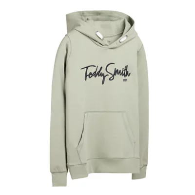 Sweat à Capuche Oversize Garçon Boys Lie Vert Fluo Tie-dye Strass - Taille Unique