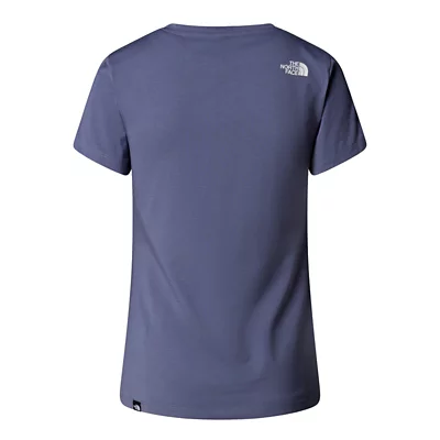 Tee-shirt À Manches Courtes Femme Simple Dome Bleu THE NORTH FACE