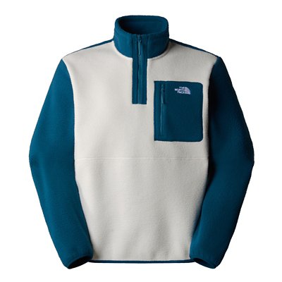 Bleu et beige