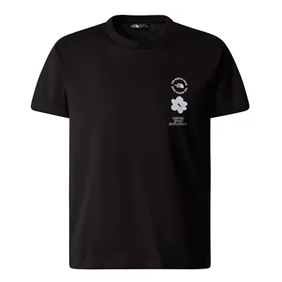 T-shirt Fille YD En Coton Noir à Manches Longues - Imprimé Floral - Taille 7-8 Ans