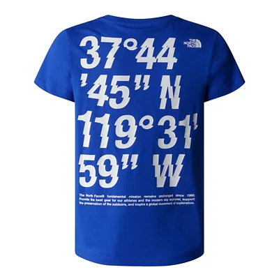Tee-shirt à manches courtes garçon Coordinates Graphic THE NORTH FACE