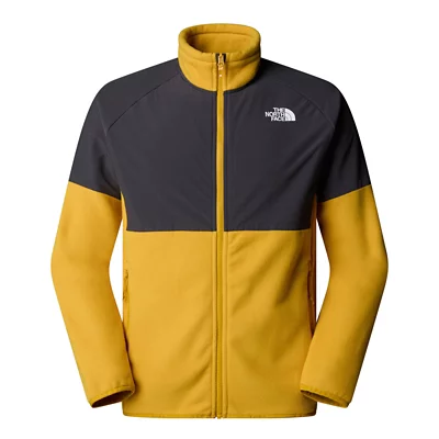 Veste Polaire Homme Glacier Jaune et noir THE NORTH FACE INTERSPORT