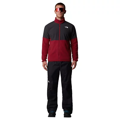 Veste Polaire Homme Prospirit – Taille M – Rouge Et Noir – Demi-zip, Poches Zippées – Très Bon état