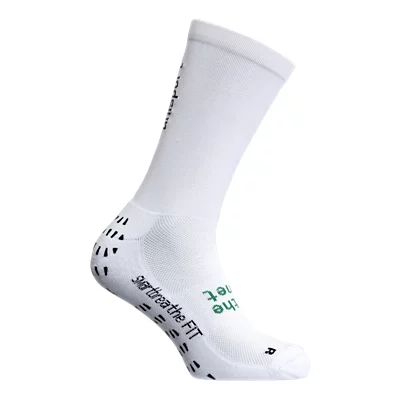 Chaussettes De Yoga Grip Blanches - Taille M (femme 6-8, Homme 5-7, Enfant 7-8) - 1 Paire