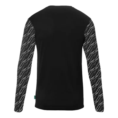 Maillot De Gardien Rembourré Manches Longues Noir – Protection EVA Nid D'Abeille, Idéal Foot, Basket, Paintball
