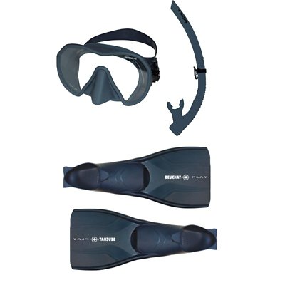 IEEILULU Kit Snorkeling Adulte Complet – Masque, Tuba Sec & Palmes Réglables – Plongée & Randonnée Aquatique