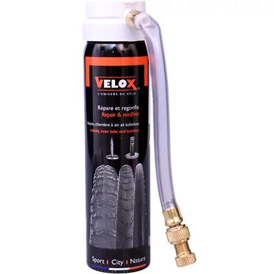 Bombe Anti-Crevaison Velox Route 50ml - Réparation Instantanée Pneus Vélo