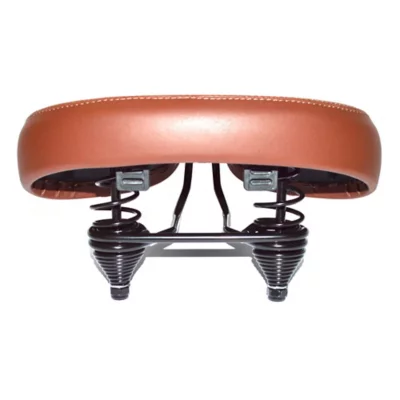 Selle Vélo Ville Confortable Marron – Unisexe – MADICKS – Complète Avec Attache