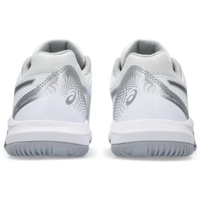 Chaussures De Tennis Femme Gel-Dedicate Blanc, gris et argent