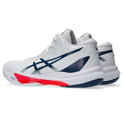 Chaussures De Handball Homme Sky Elite FF Blanc, bleu et rouge