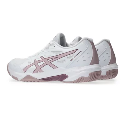 Chaussures De Handball Femme Gel-Rocket 11 Blanc et rose ASICS
