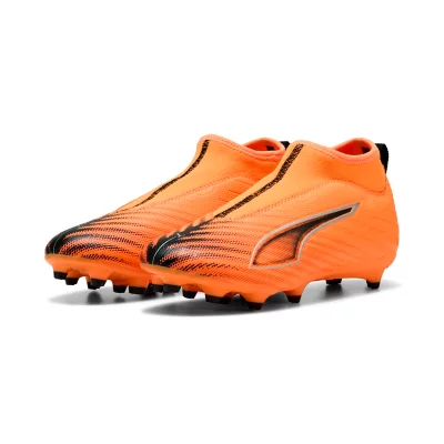 Umbro Speciali Liga Firm Ground Jnr Football Boot Orange
