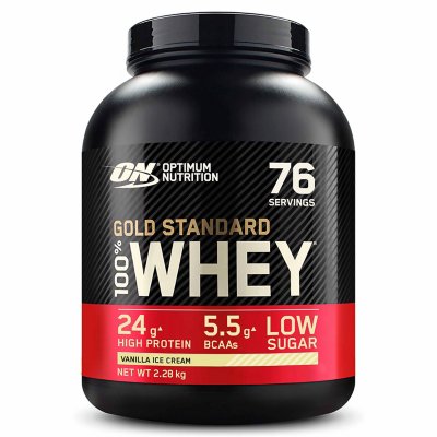 Whey protéine Gold Standard Glace à la vanille 2,28kg Multicolore 1101491 OPTIMUM NUTRITION