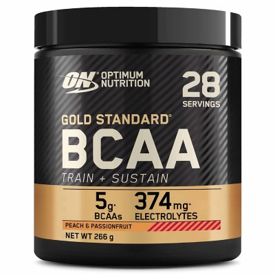 Optimum Nutrition Bcaa Gold Standard Bcaa Train + Sustain Peche Et Fruit De La Passion 266 G