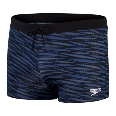 Boxer De Bain Natation Homme - Boxer 100 Plus - Noir Bleu