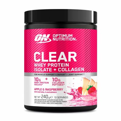 Whey protéine Clear Isolat + Collagène Pomme framboise 240g Multicolore 1159292 OPTIMUM NUTRITION
