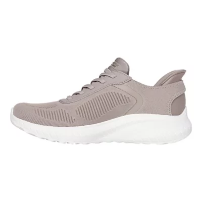 Sneakers Femme SLIP-INS BOBS SQUAD CHAOS-CURRENT Marron SKECHERS