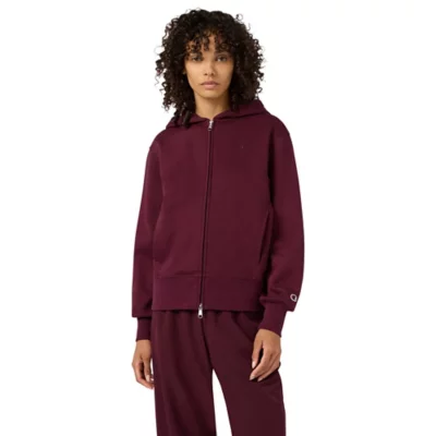 Carhartt WIP AMERICAN SCRIPT - Sweat à capuche - malbec/bordeaux