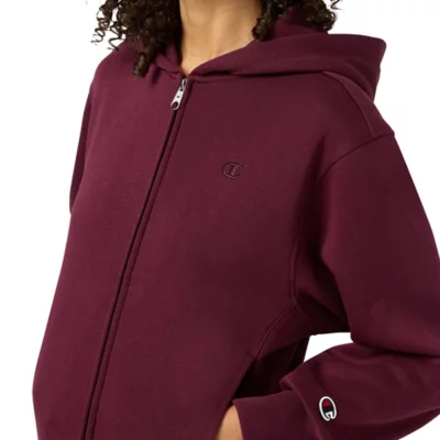 ASOS DESIGN - Sweat à capuche zippé - Bordeaux | ASOS