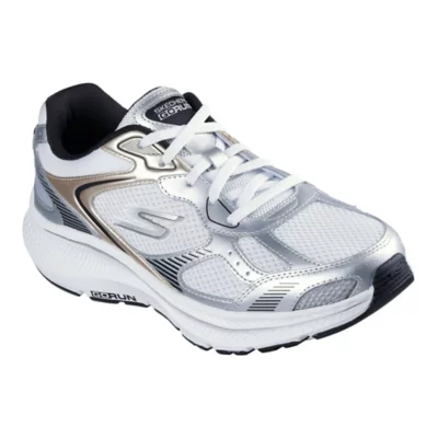 Skechers Chaussures Skechers Running Femme Argent Chaussures