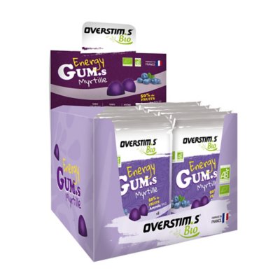 Pâte De Fruits Énergétique Energy Gums Bio OVERSTIM'S INTERSPORT