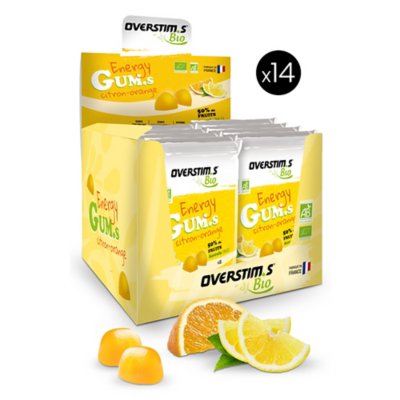 Pâte De Fruits Énergétique Energy Gums Bio OVERSTIM'S INTERSPORT