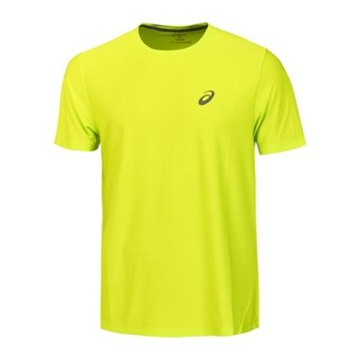 asics t shirt homme verte